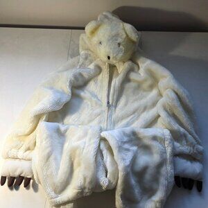 Children's Size Large Polar Bear Onesie Halloween Costume